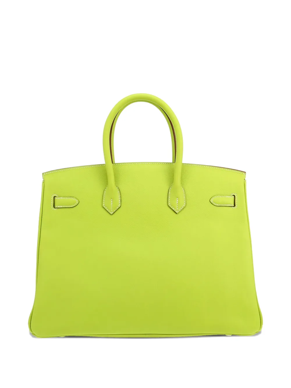 Pre-owned Hermes 2011 Birkin 35 Tote Bag In Green