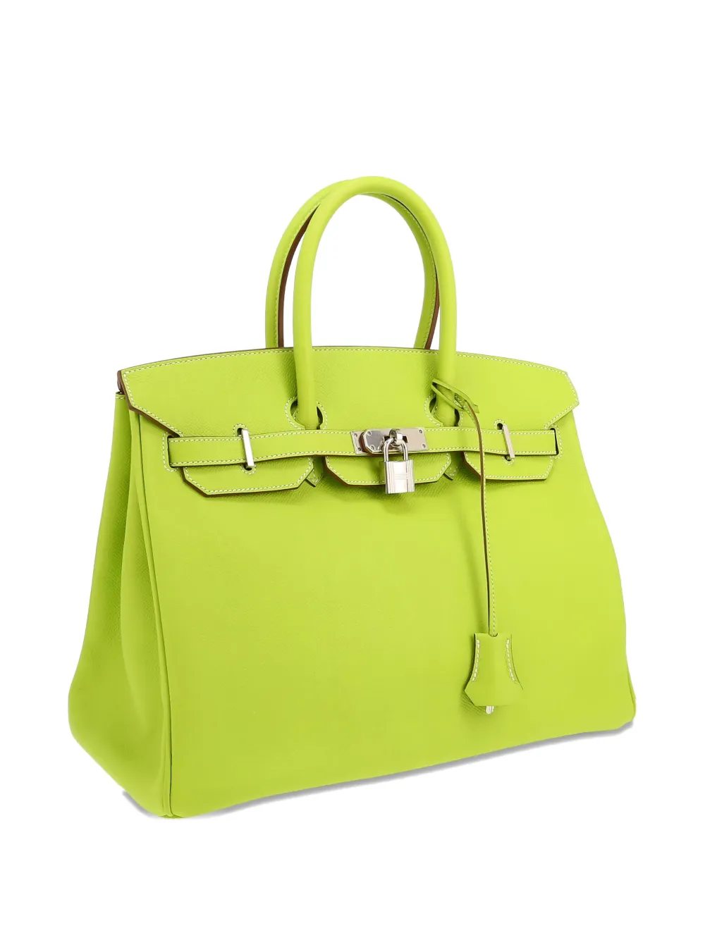 Pre-owned Hermes 2011 Birkin 35 Tote Bag In Green