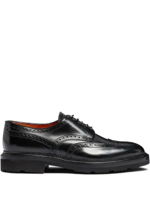 Tod's レザー ダービーシューズ | ブラック | FARFETCH JP