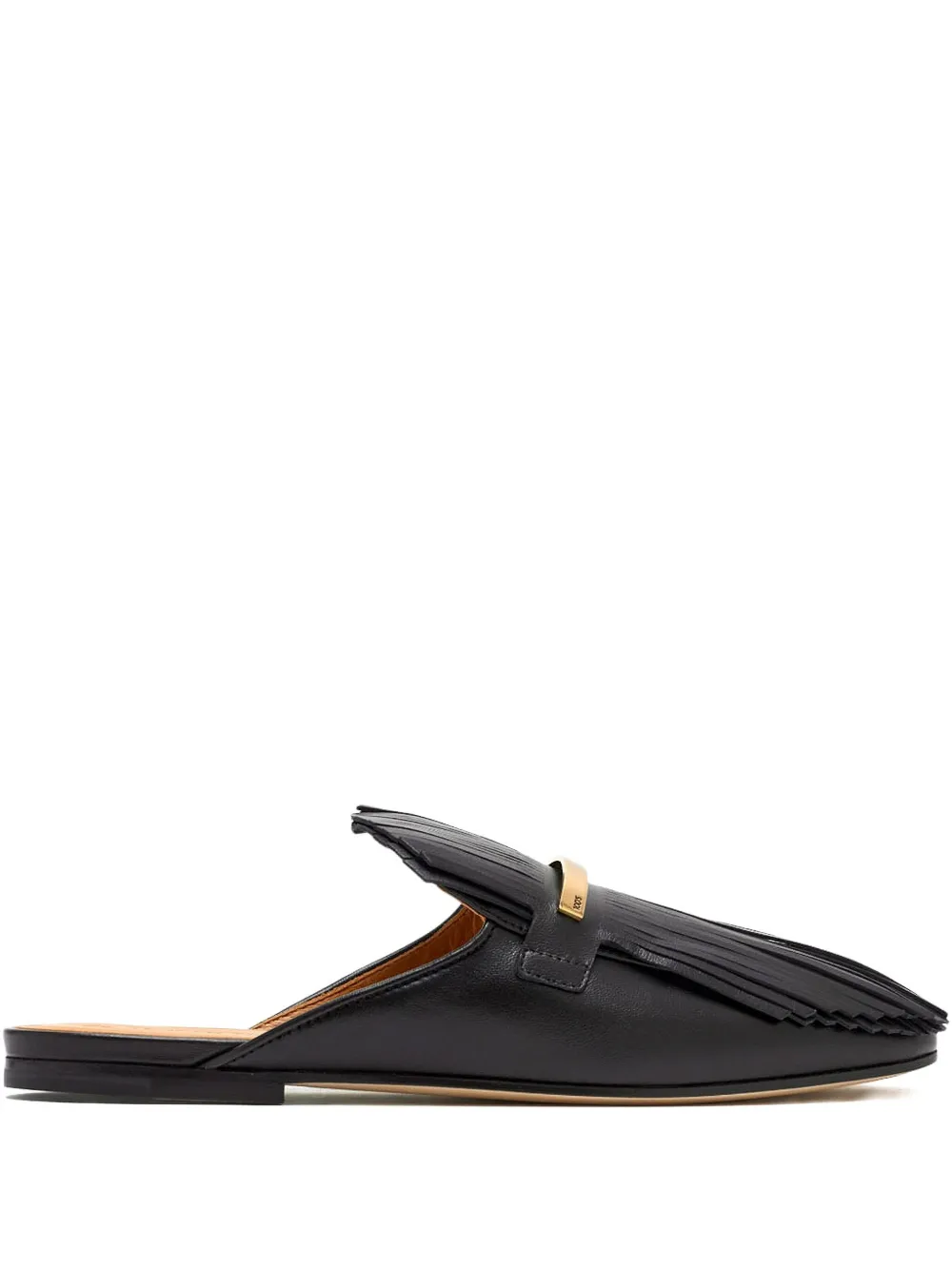 Tod's fringe-detailed mules | Black | Image 1