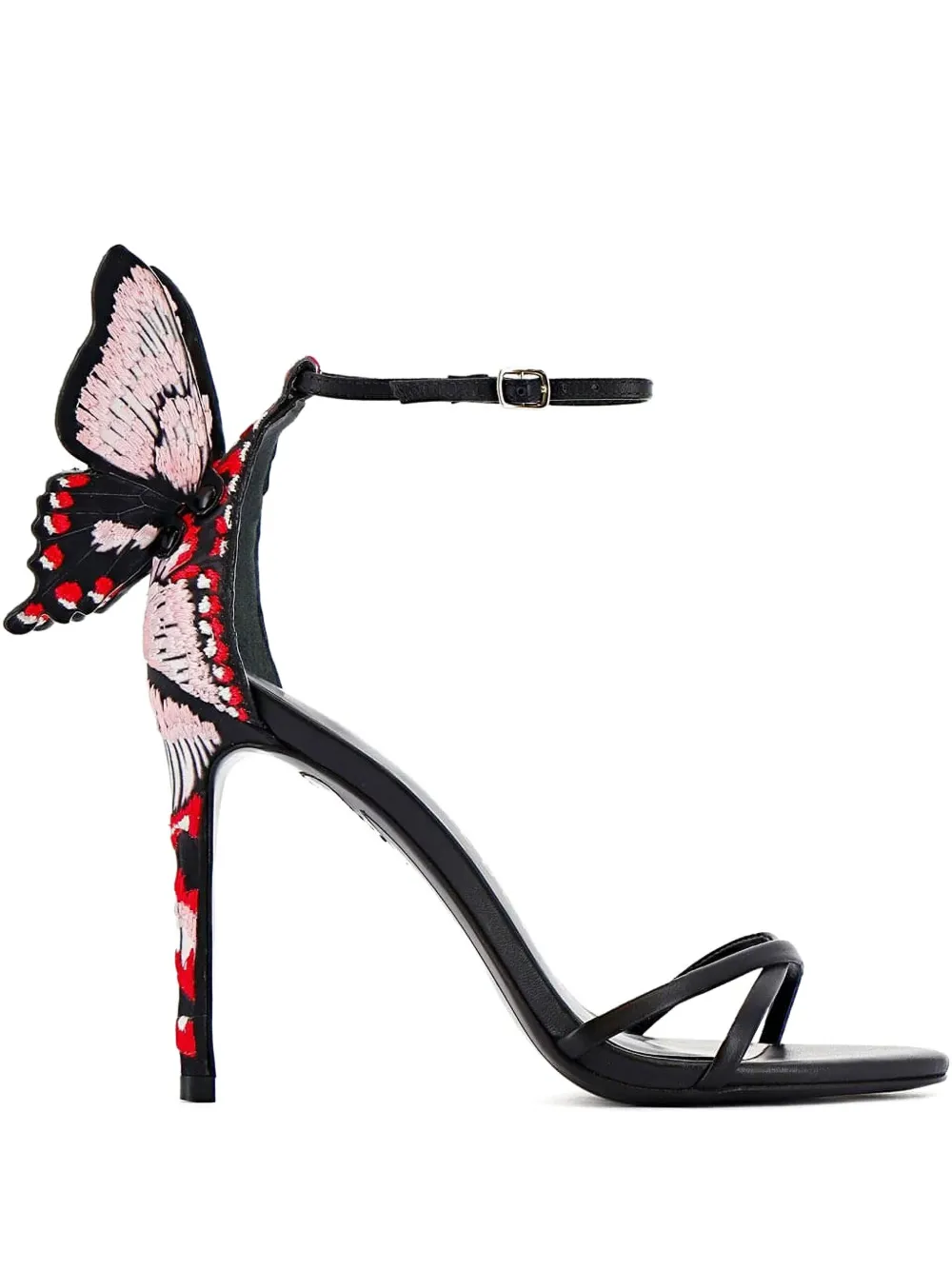 Sophia Webster Butterfly Heel Sandals | Black | Image 1