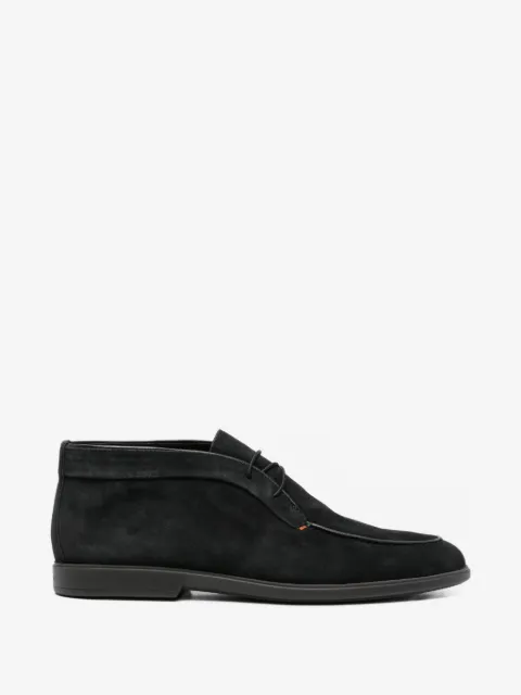Santoni lace-up leather boots