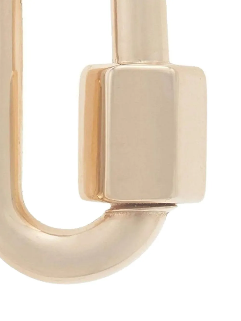 Marla Aaron pendentif Chubby Medium Lock en or jaune 14 ct | Joaillerie | Image 2