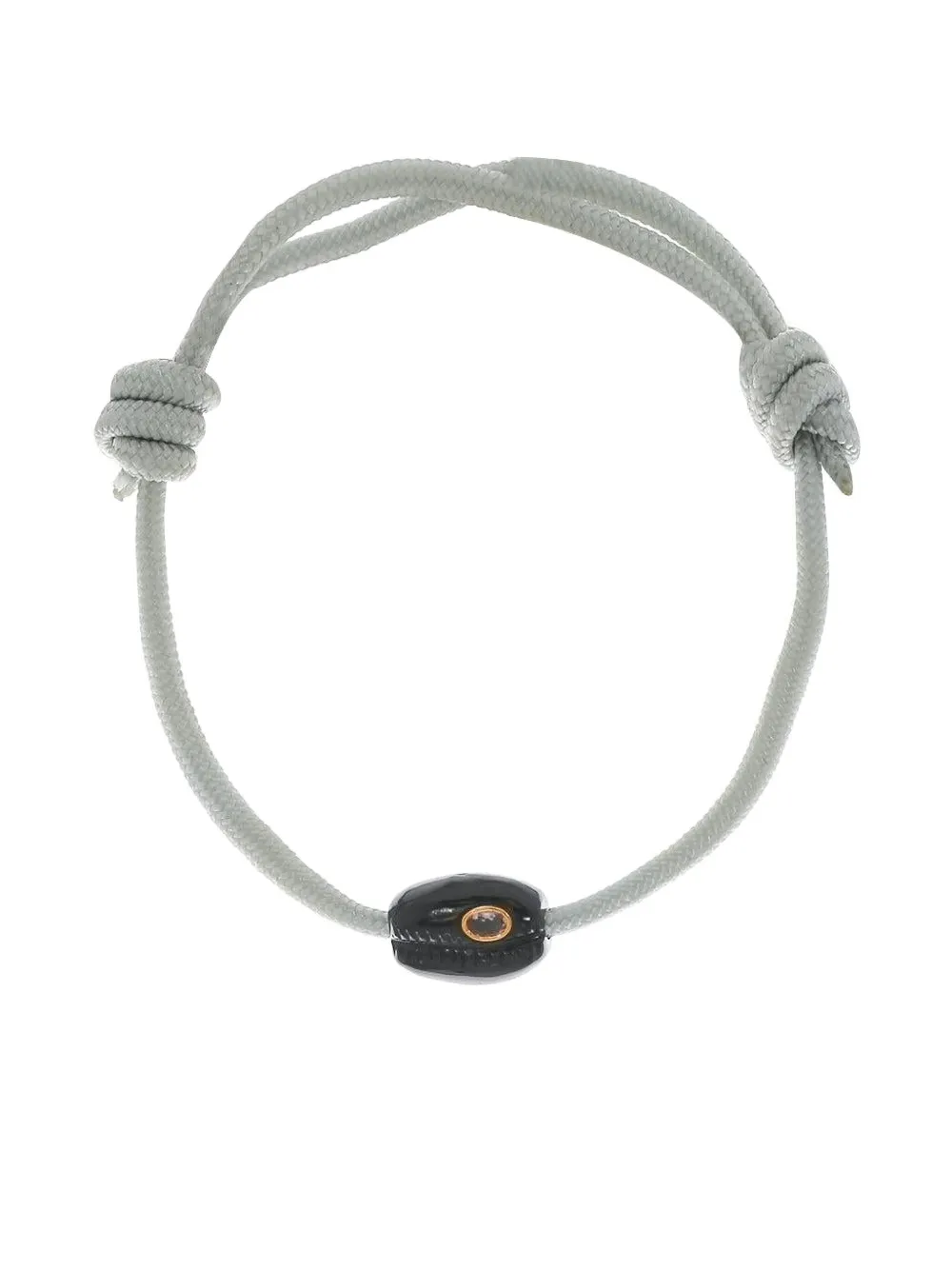 Dezso 18k Rose Gold Cowrie Onyx Bracelet In Green