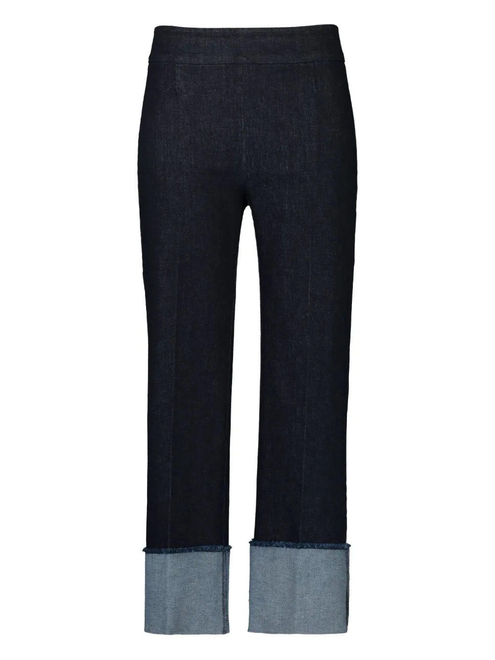 Avenue Montaigne Bonnie cuffed-hem jeans - Blu
