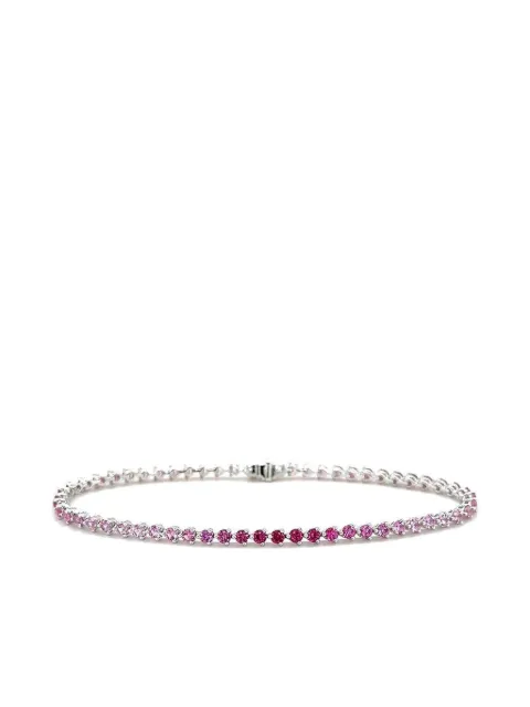 Lisa Nik pulsera Ombre en oro blanco de 18kt con zafiro