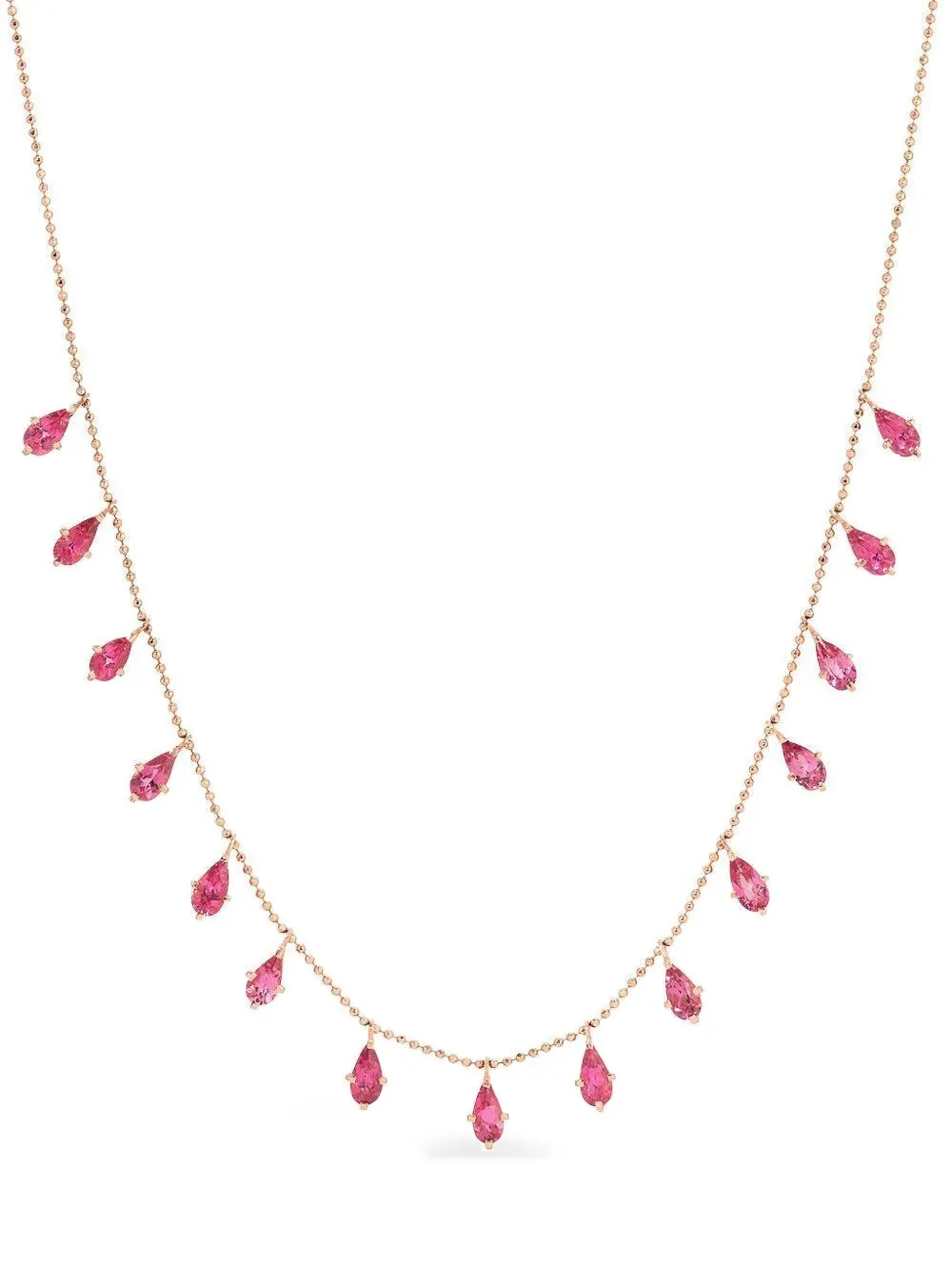 graziela Collana Floating in oro rosa 18 carati con tormalina