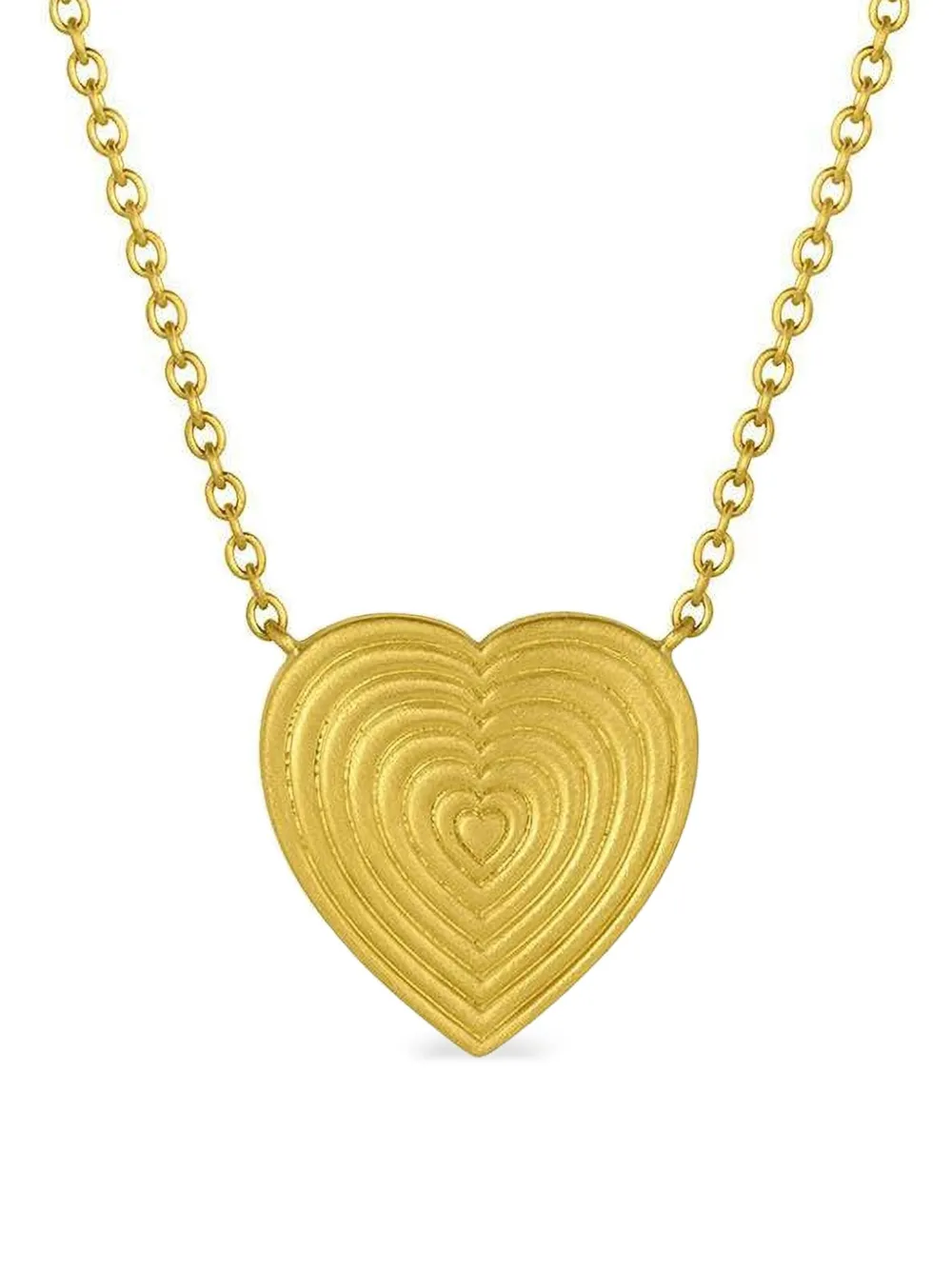 Leigh Maxwell 18k Yellow Gold Heart Necklace In Gold