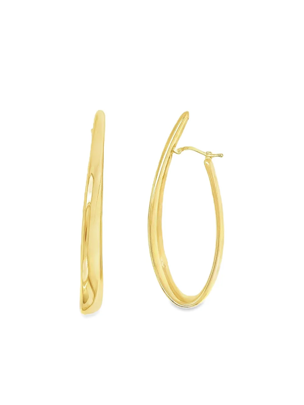 Lisa Nik arracadas en oro amarillo de 18kt | dorado | Image 1