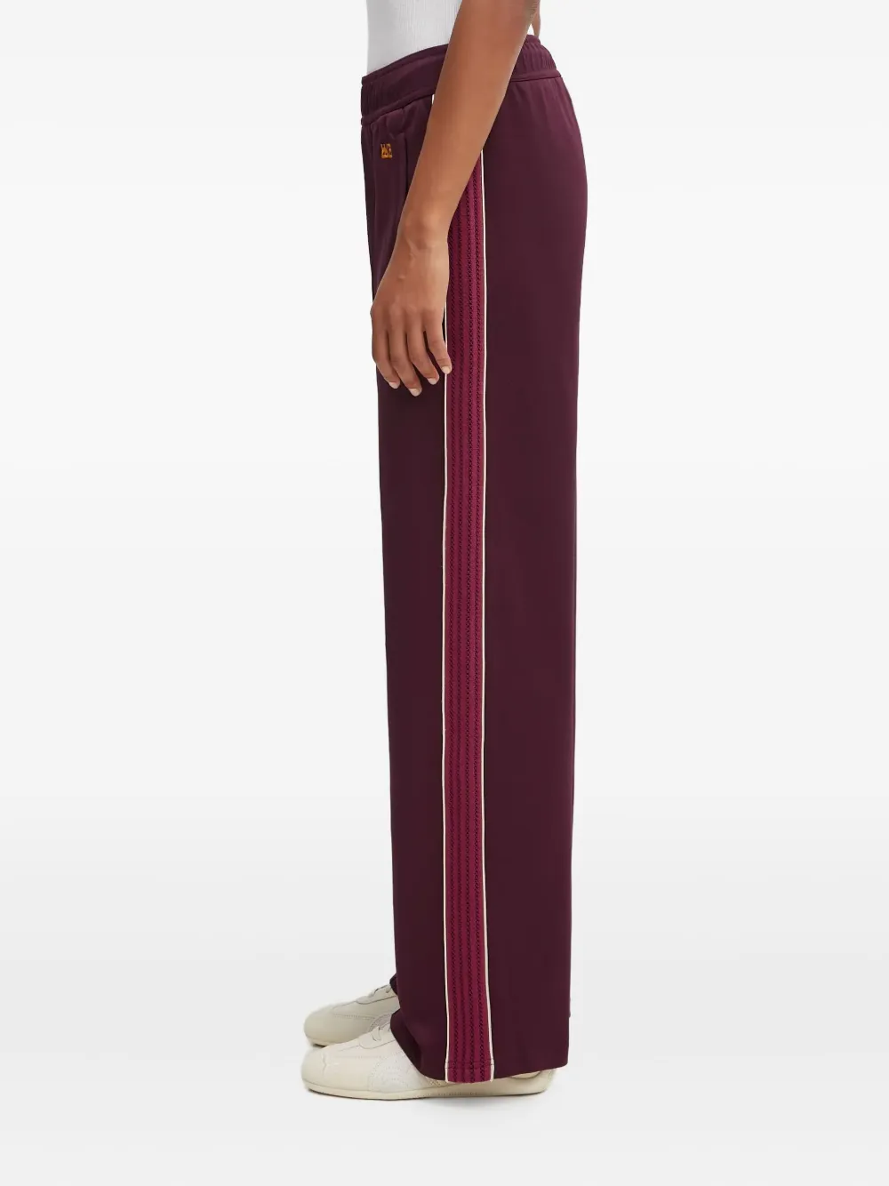 Wales Bonner side-stripes track pants - Rosso