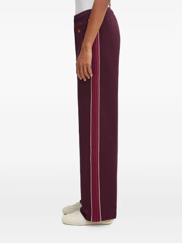 Wales Bonner Side-stripes Track Pants in Red