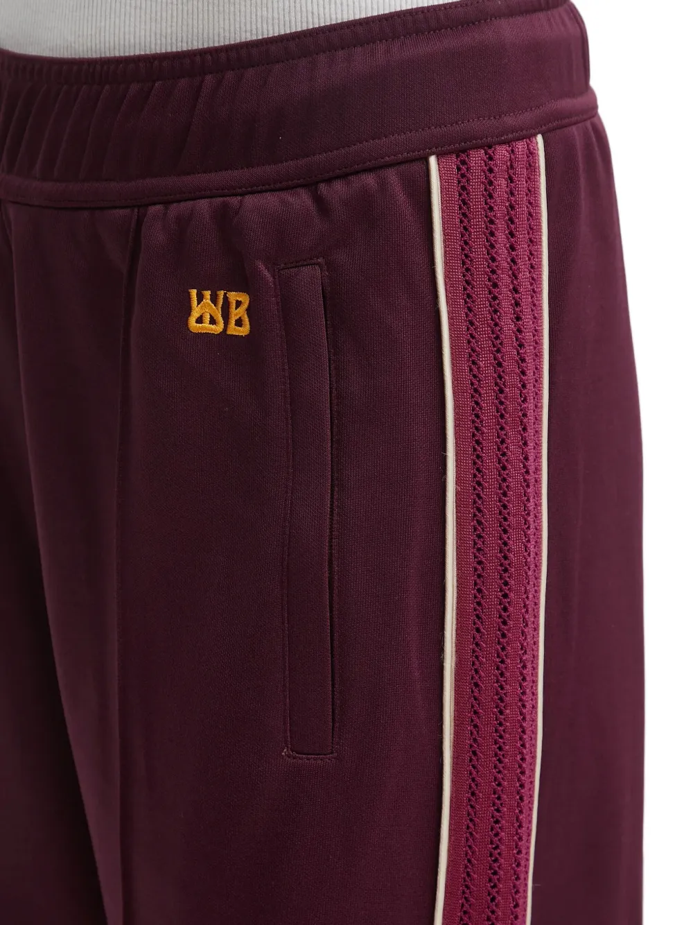 Wales Bonner Trainingsbroek met zijstrepen Rood