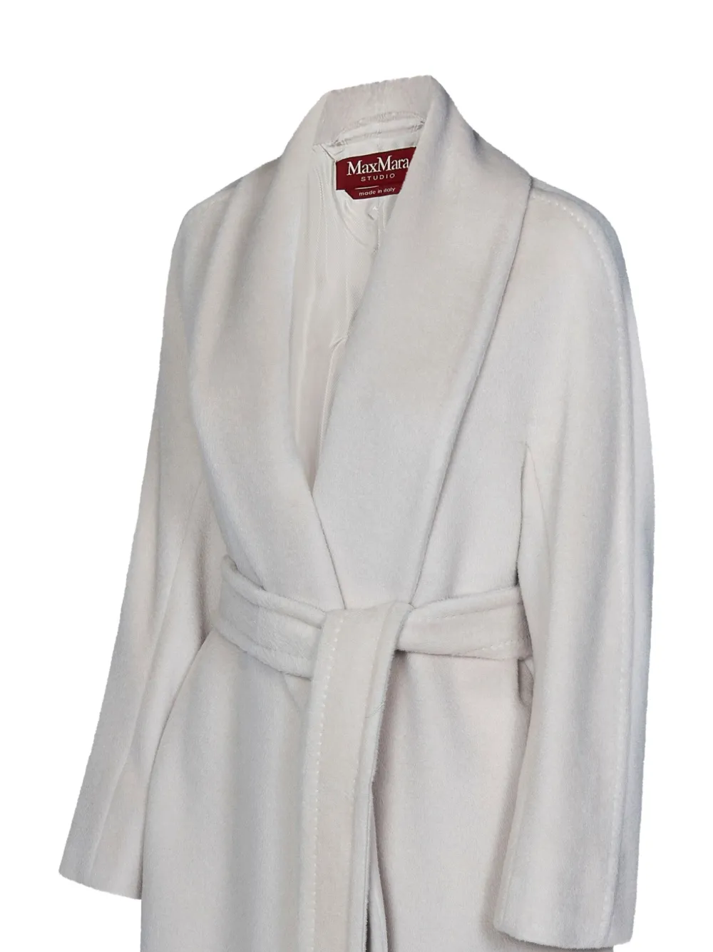 Max Mara abrigo con cuello esmoquin y cinturón | Abrigos con botones | Image 2