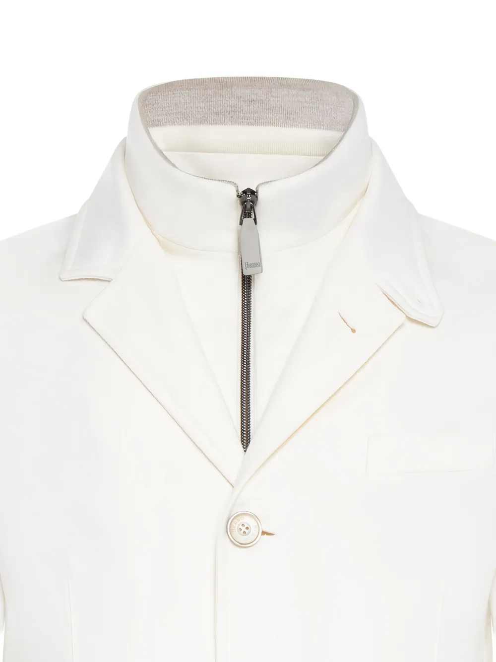 Herno Blazer met knopen Wit