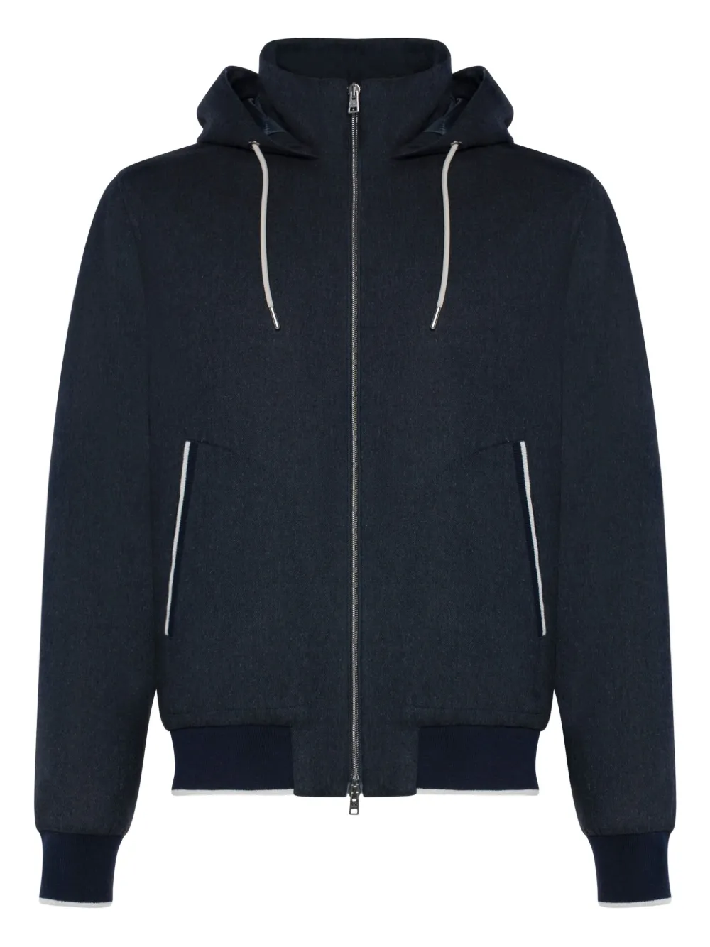 Herno hooded zip jacket | Blue | Image 1