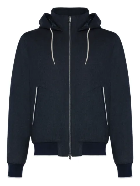 Herno hooded zip jacket
