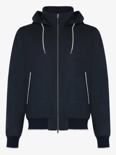 Herno hooded zip jacket