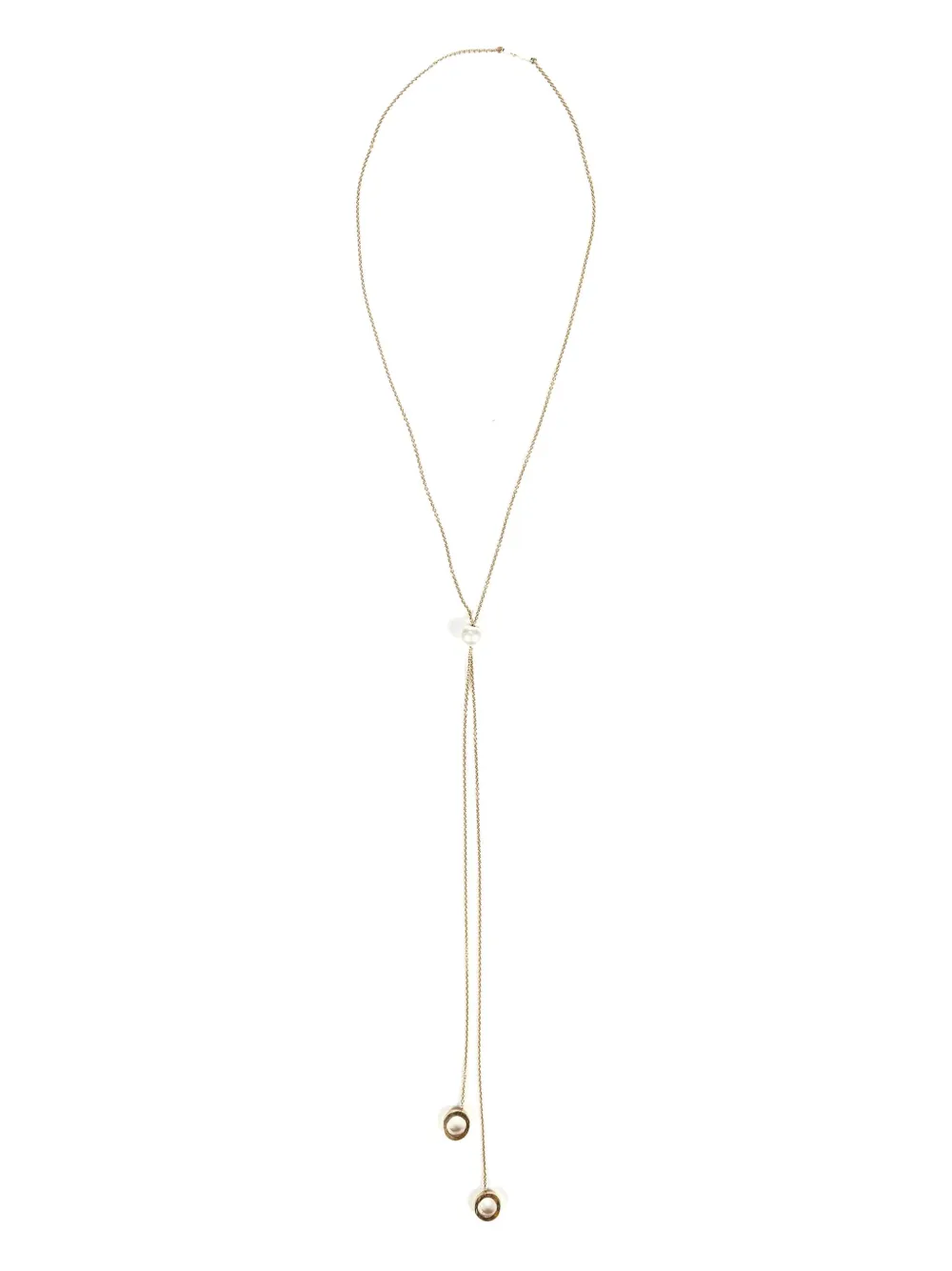 Delfina Delettrez 18K yellow gold Uma chain-link pearl necklace | Gold | Image 1