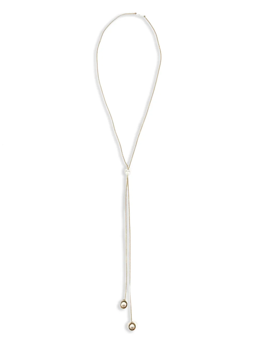 Delfina Delettrez Uma パール ネックレス 18Kイエローゴールド - ゴールドトーン Delfina Delettrez Uma パール ネックレス 18Kイエローゴールド - ゴールドトーン