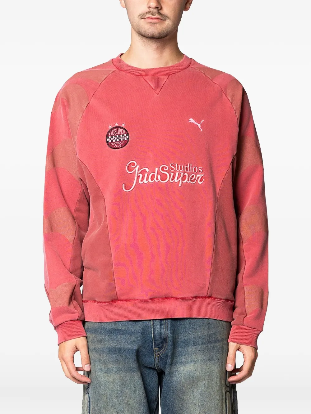 PUMA x KidSuper crew-neck sweatshirt | Red | Image 1