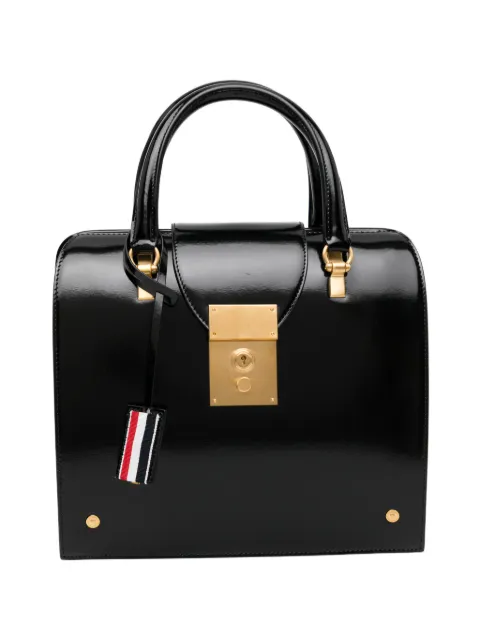 Thom Browne top handle structured tote bag
