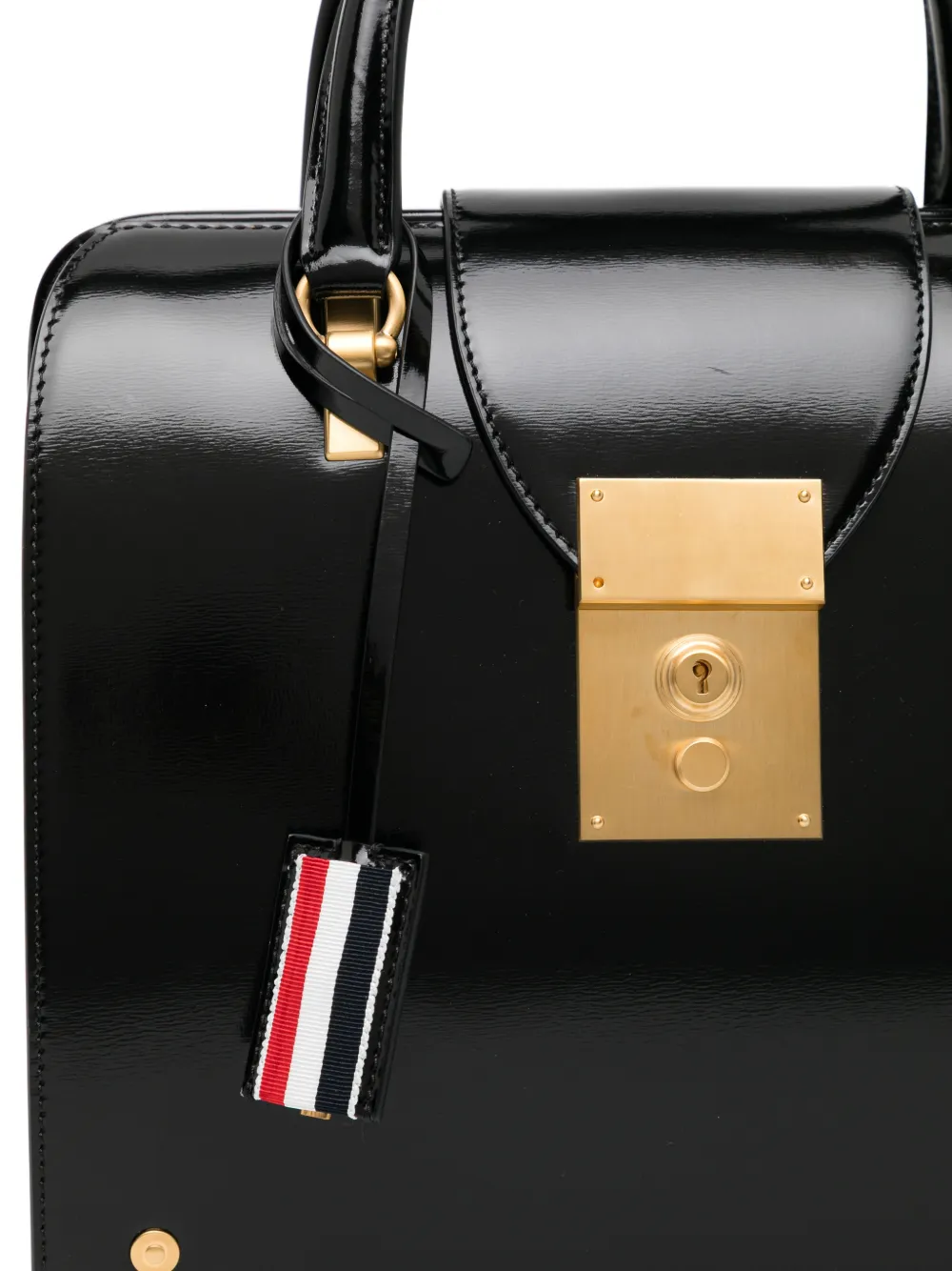 Thom Browne Shopper met handgreep Zwart