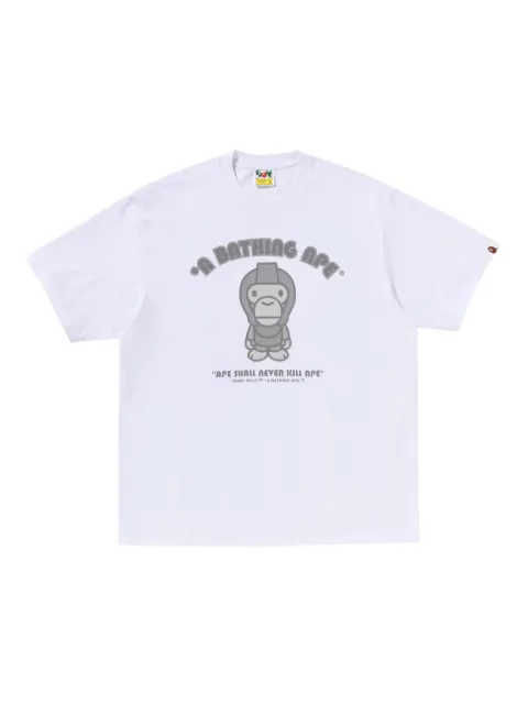 A BATHING APE® playera con motivo gráfico