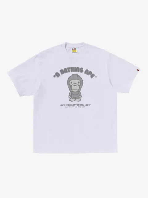 A BATHING APE® playera con motivo gráfico
