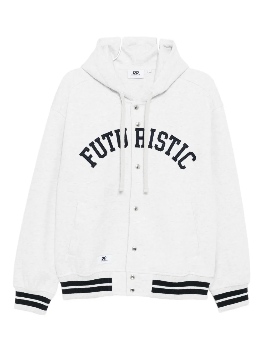 CHOCOOLATE hoodie bordada | gris | Image 1