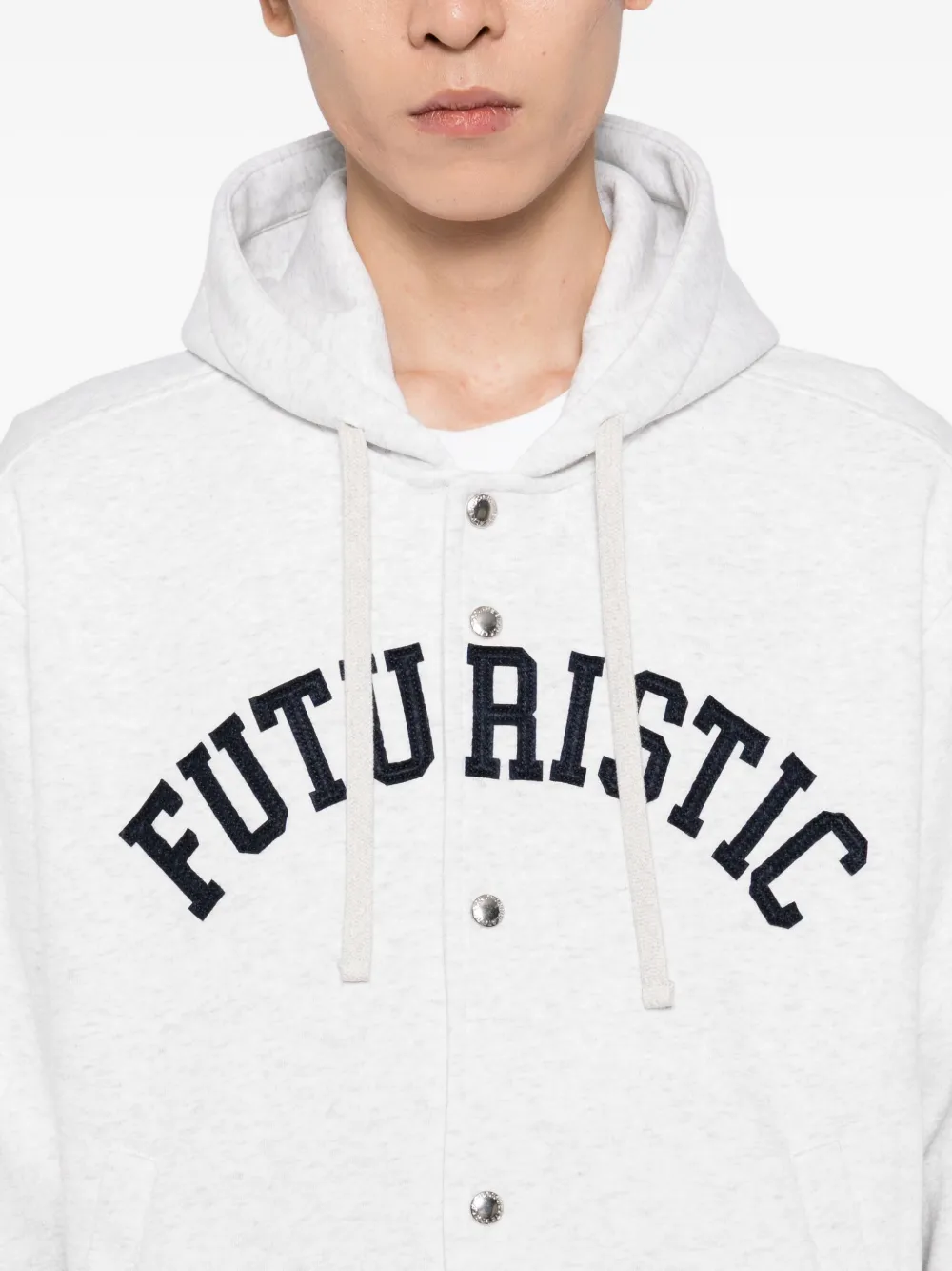 CHOCOOLATE Hoodie met borduurwerk Grijs