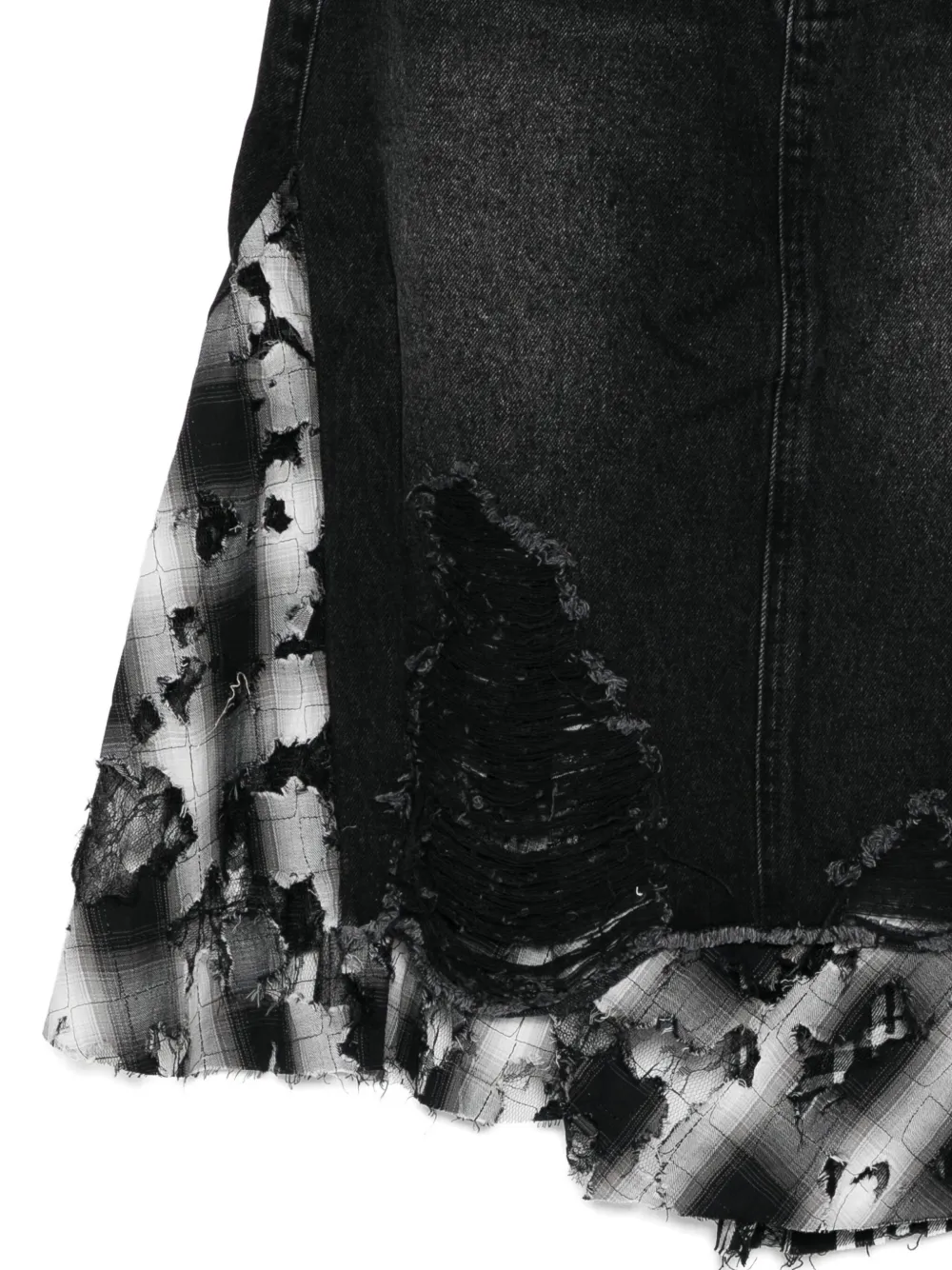 Musium Div. Denim rok Zwart