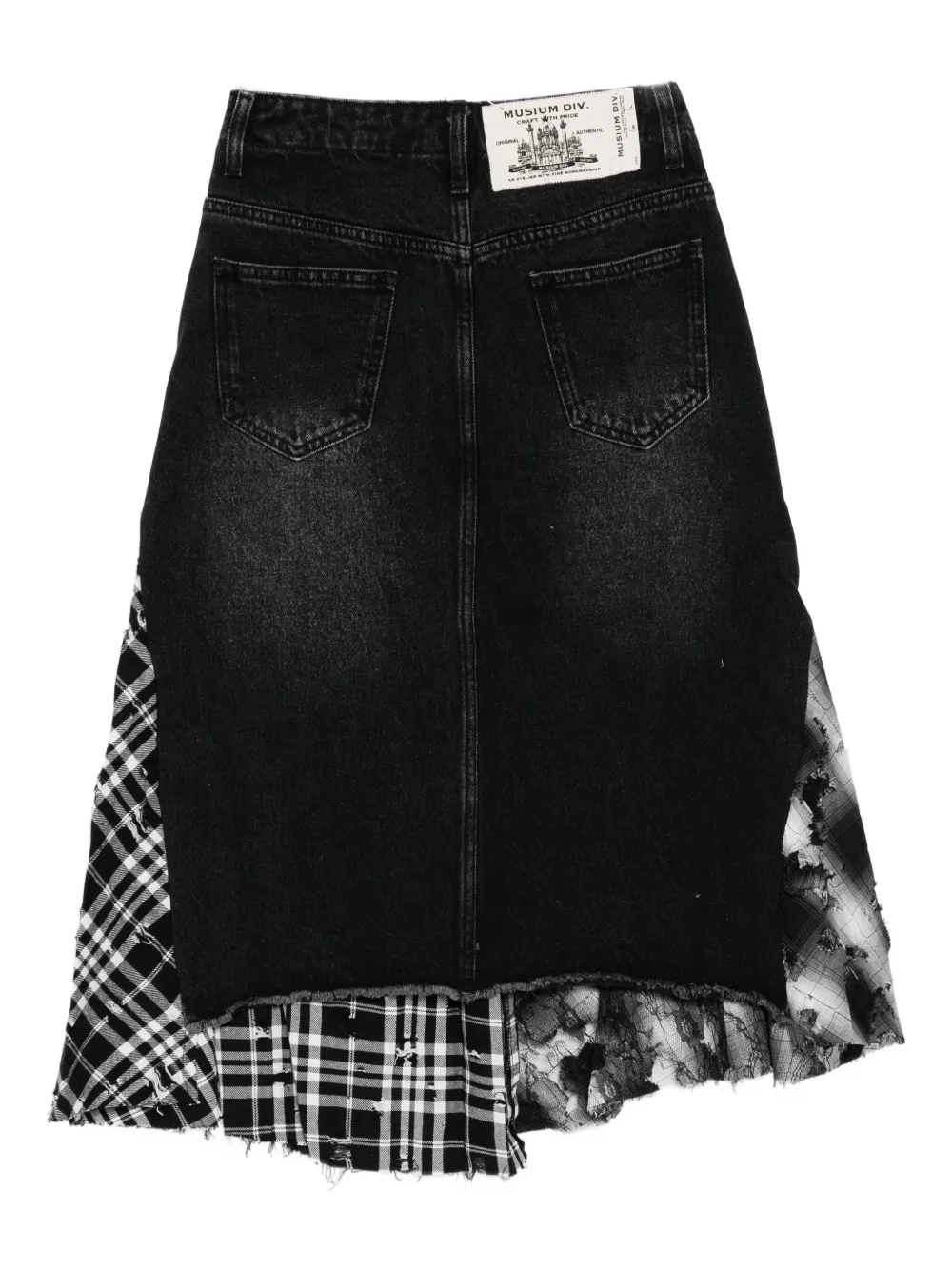 Musium Div. denim skirt - Zwart
