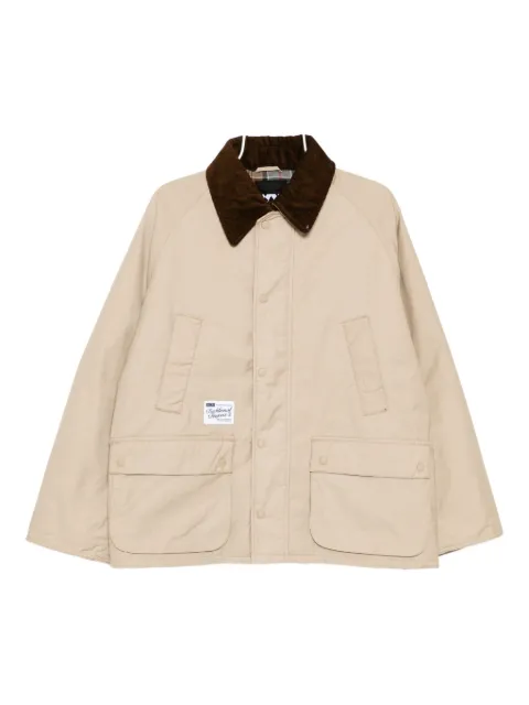 FINGERCROXX corduroy-collar jacket