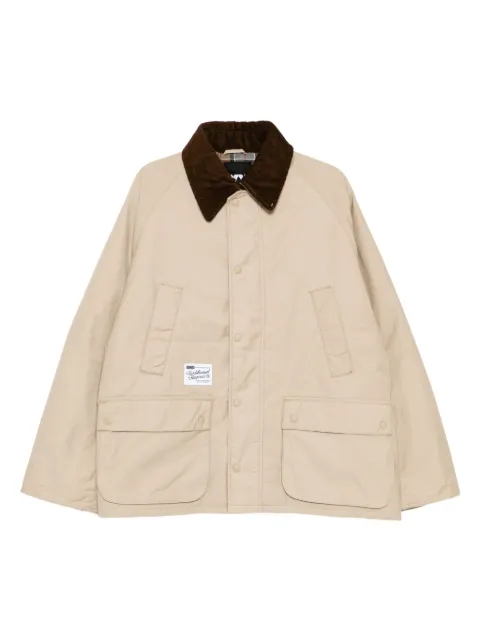 FINGERCROXX corduroy-collar jacket