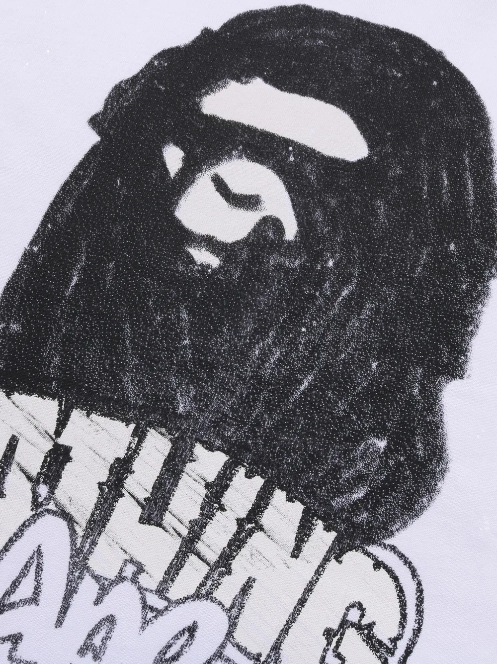 A BATHING APE graphic T-shirt - Wit