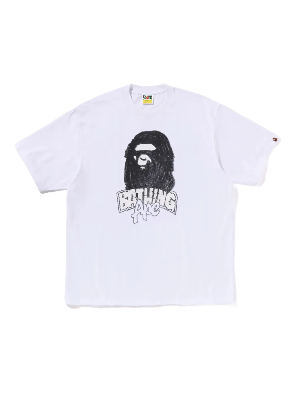 A BATHING APE® camiseta con motivo gráfico | blanco | Image 1