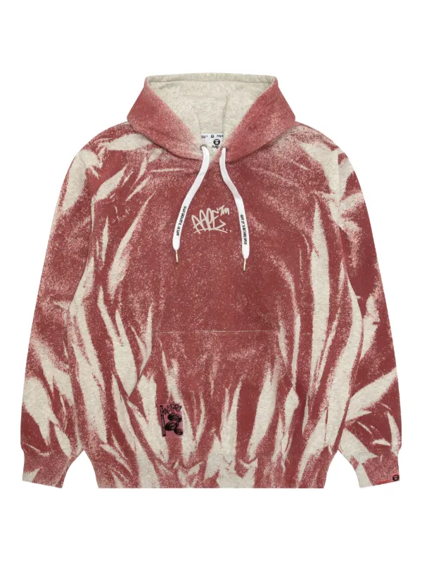 AAPE BY *A BATHING APE® グラフィック パーカー | レッド | FARFETCH JP