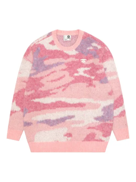 AAPE BY *A BATHING APE® jersey bordado con motivo militar