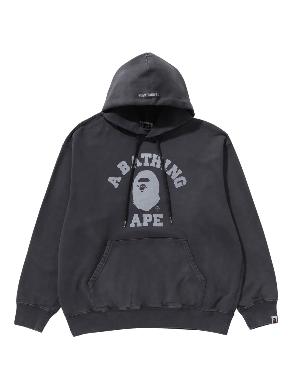 A BATHING APE® sudadera con capucha y logo | gris | Image 1