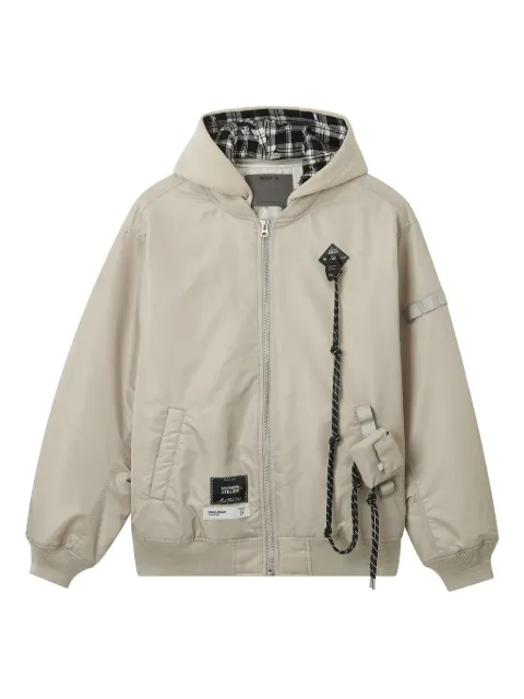 Musium Div. chaqueta con cremallera y capucha