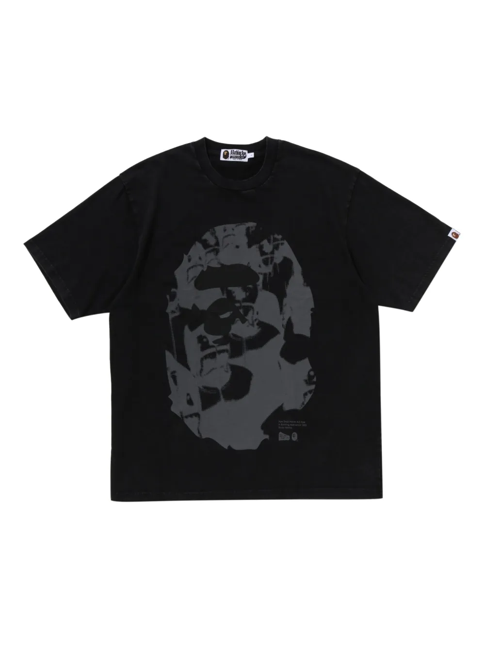 A BATHING APE® T-Shirt mit grafischem Print | Schwarz | Image 1
