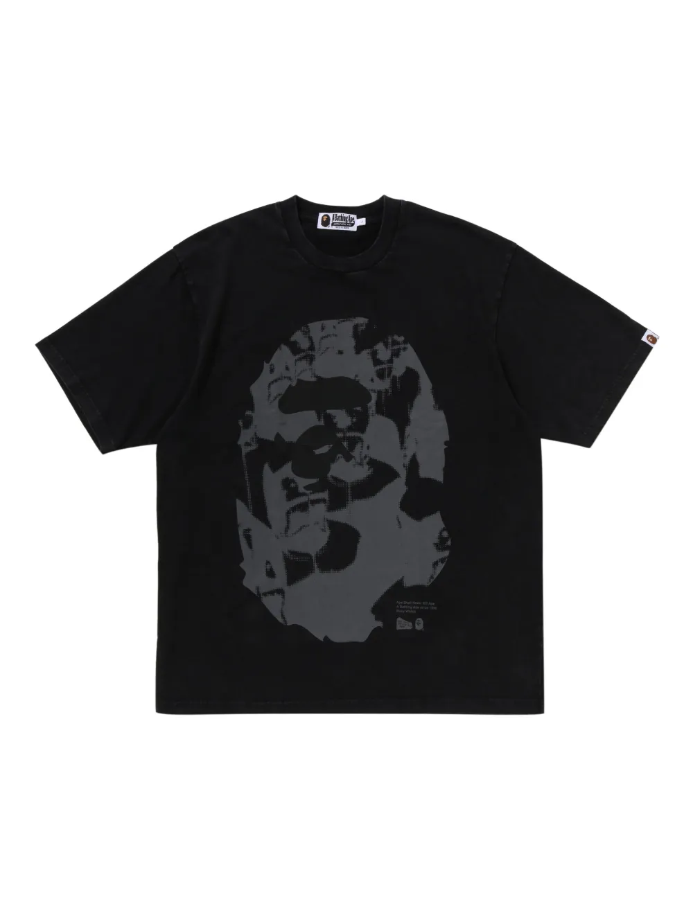 A BATHING APE® playera con motivo gráfico | negro | Image 1