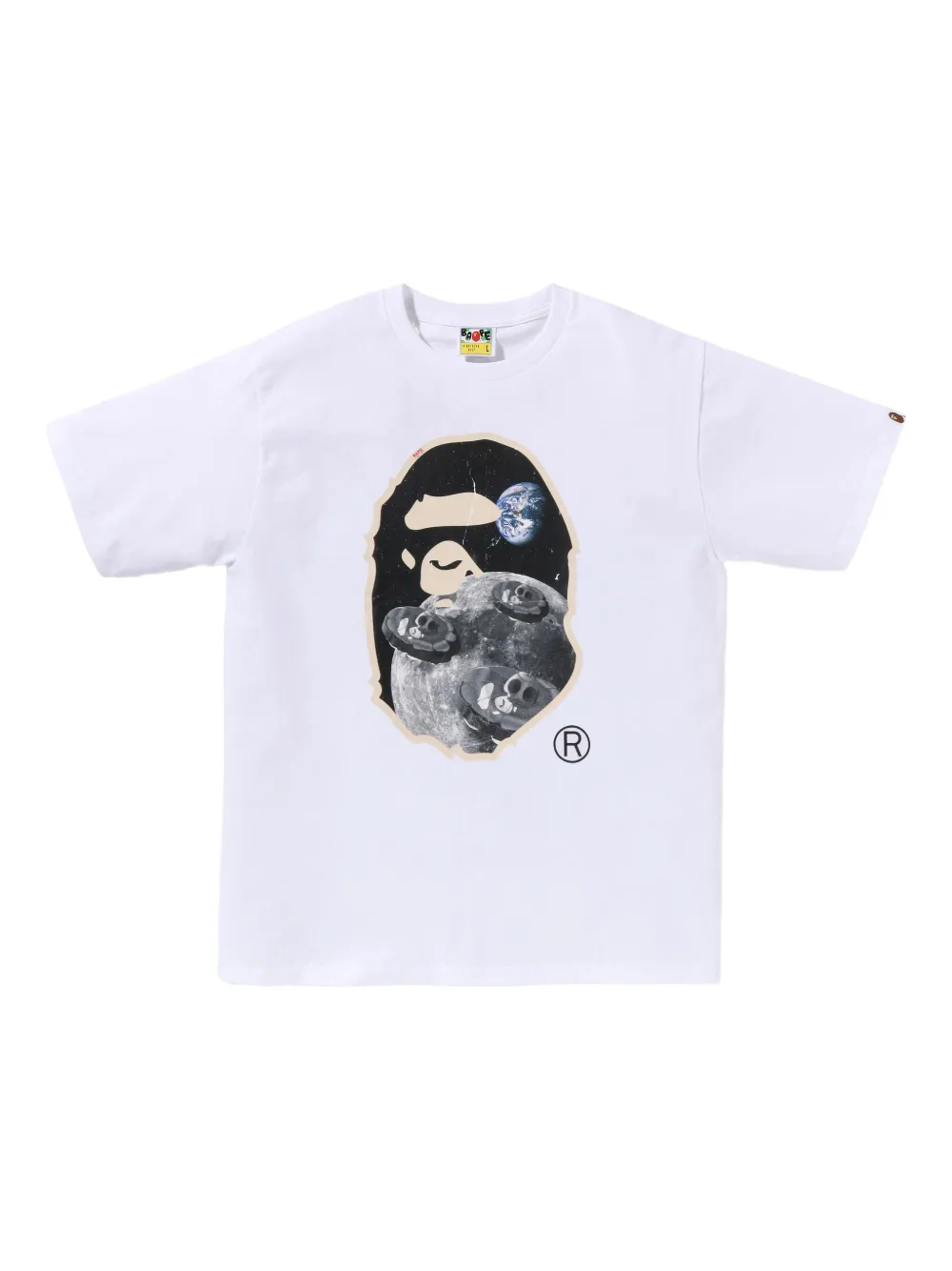 A BATHING APE® camiseta con motivo gráfico | blanco | Image 1