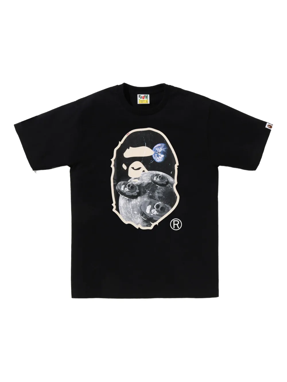 A BATHING APE® camiseta con motivo gráfico | negro | Image 1