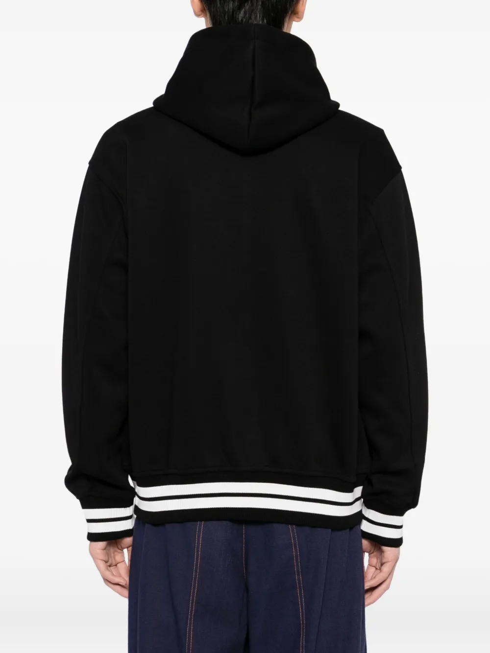 CHOCOOLATE Hoodie met borduurwerk Zwart