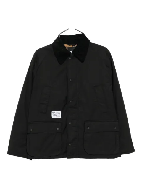 FINGERCROXX corduroy-collar jacket