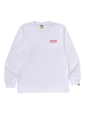 Supreme ロゴ ロングTシャツ | ホワイト | FARFETCH JP