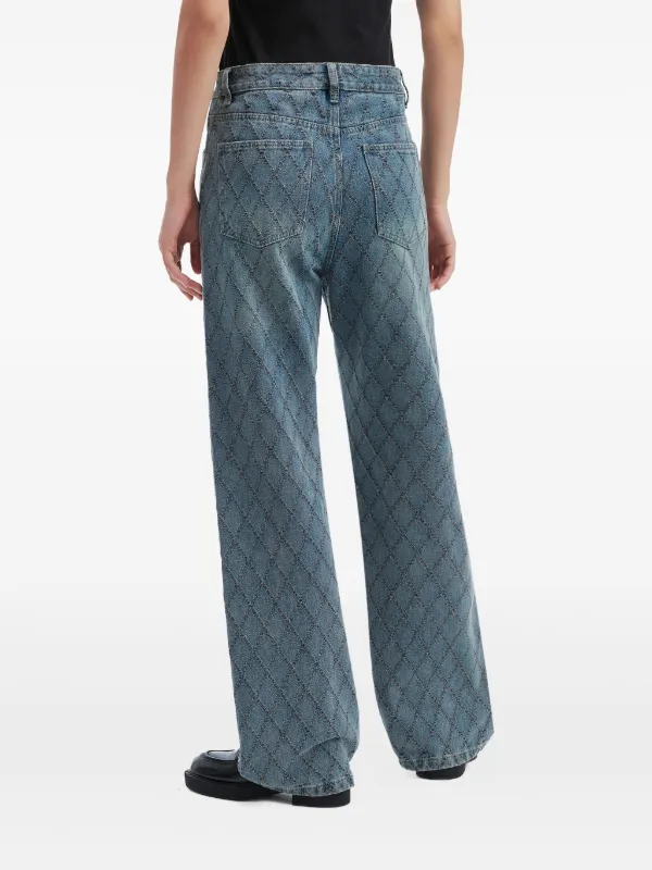 b+ab デコラティブ ジーンズ | ブルー | FARFETCH JP