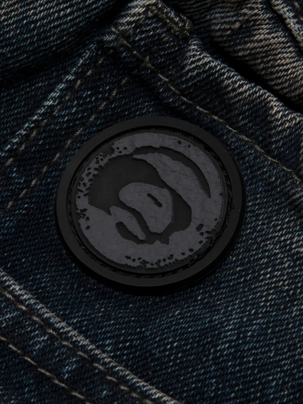 Aape By A Bathing Ape Logo-patch Jeans In Blue