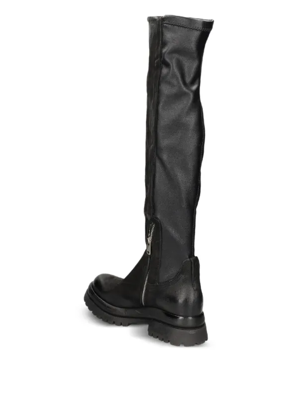 A.S.98 Zip Detail Boots | Black | FARFETCH AO